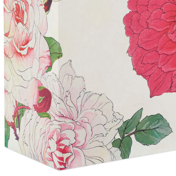 6.5" Illustrated Roses Small Gift Bag, , large image number 5