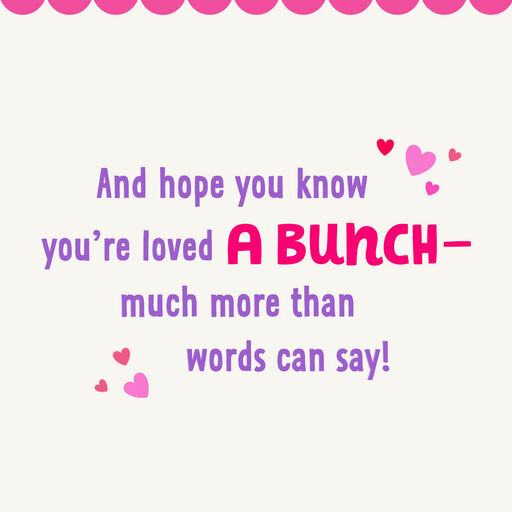 You're Loved a Bunch Mother's Day Card, 