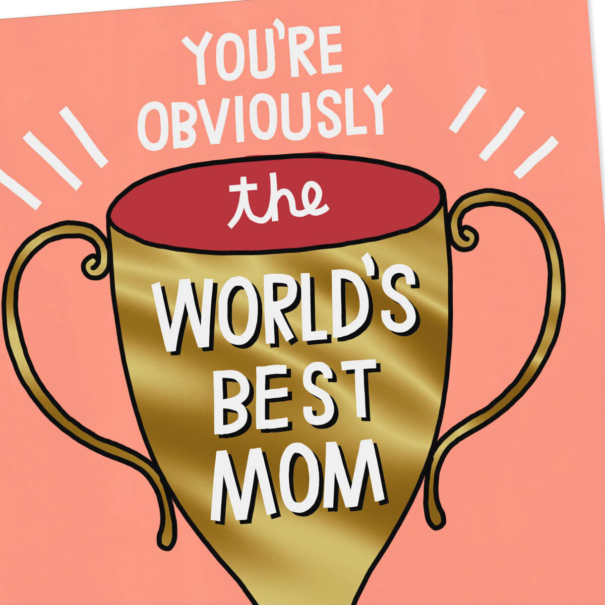 World's Best Mom Trophy Funny Mother's Day Card Greeting Cards Hallmark