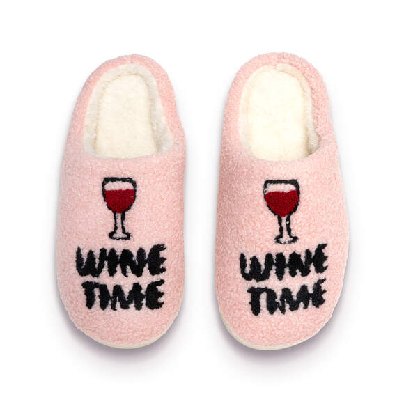 Living Royal Wine Time Cozy Slippers, , large image number 1