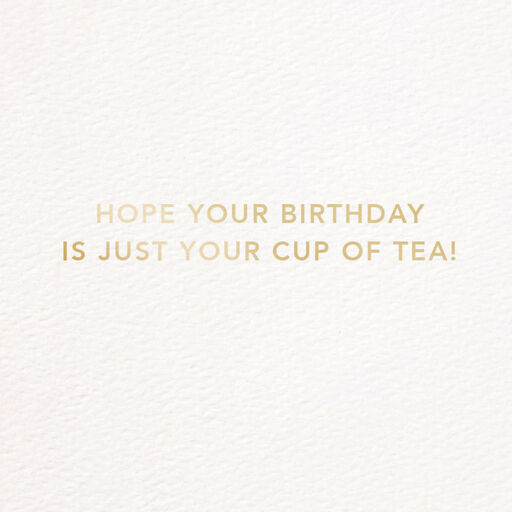 Assorted Cups of Tea Birthday Card, 