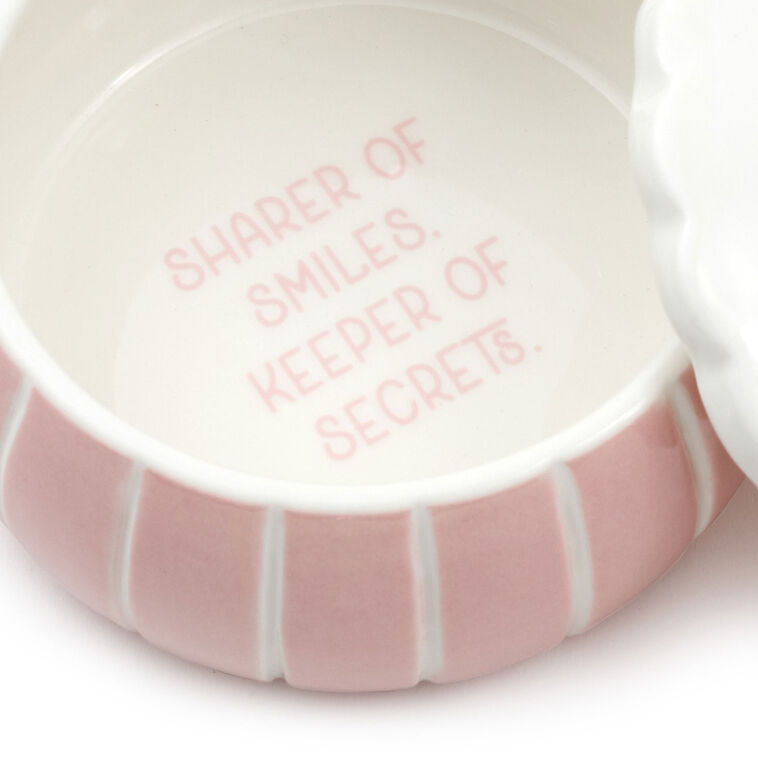 Nana Pink Lidded Trinket Dish, , large image number 3