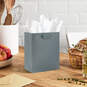 6.5" Gray Small Gift Bag, Gray, large image number 2