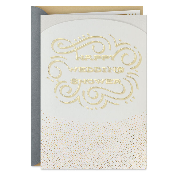 A Happy Forever to Come Wedding Shower Card