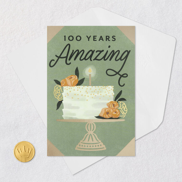 A Great Example of 100 Years Young 100th Birthday Card, , large image number 6