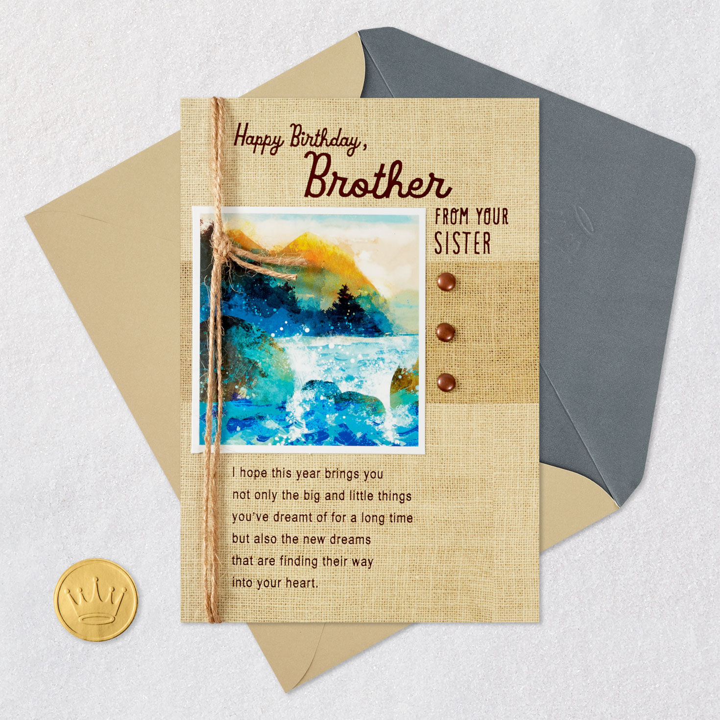 You Deserve Everything You Wish For Birthday Card for Brother From Sister for only USD 6.99 | Hallmark