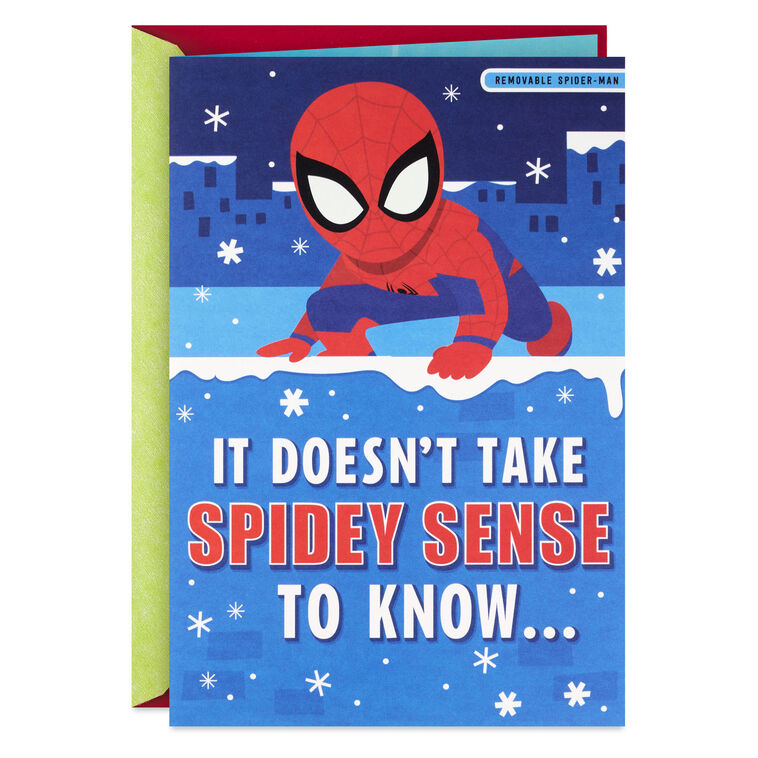 Spidey Ornament Christmas Card Card Front image number 1