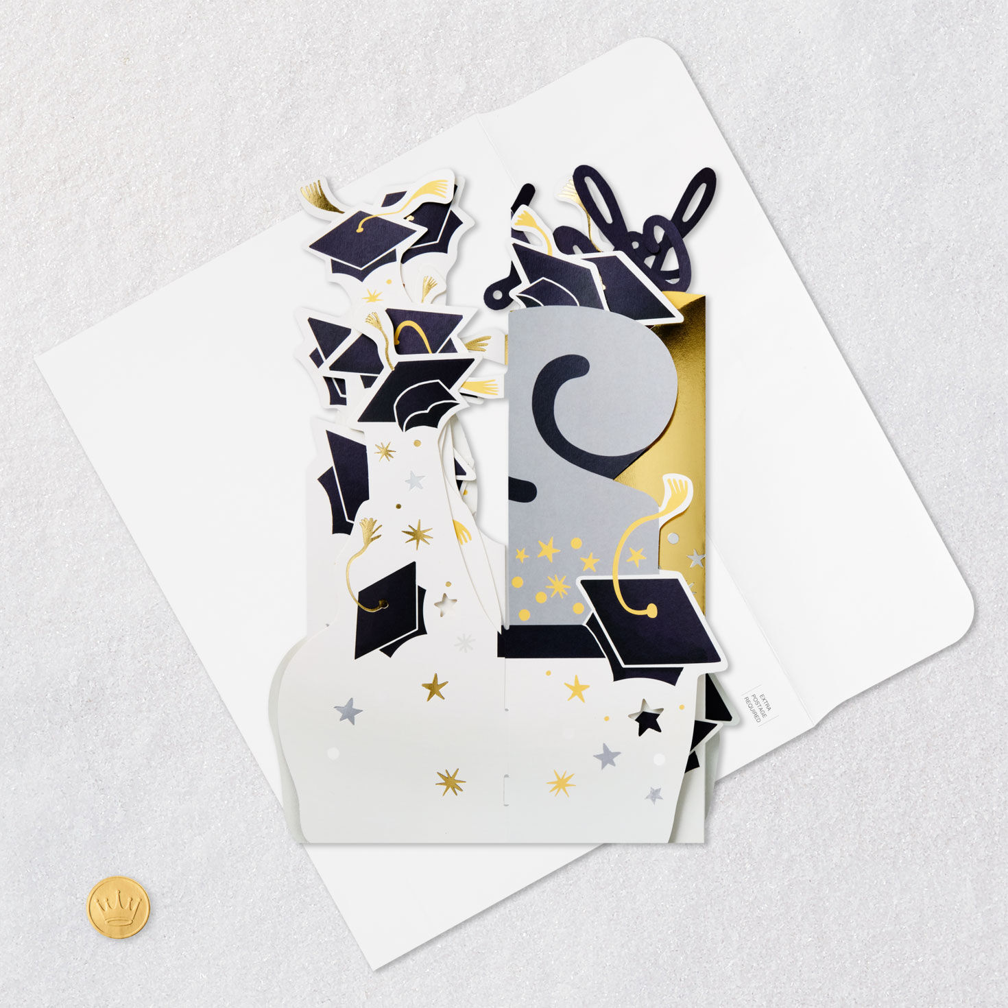 Class of 2026 Jumbo Pop-Up Graduation Card Card Front Detail image number 6