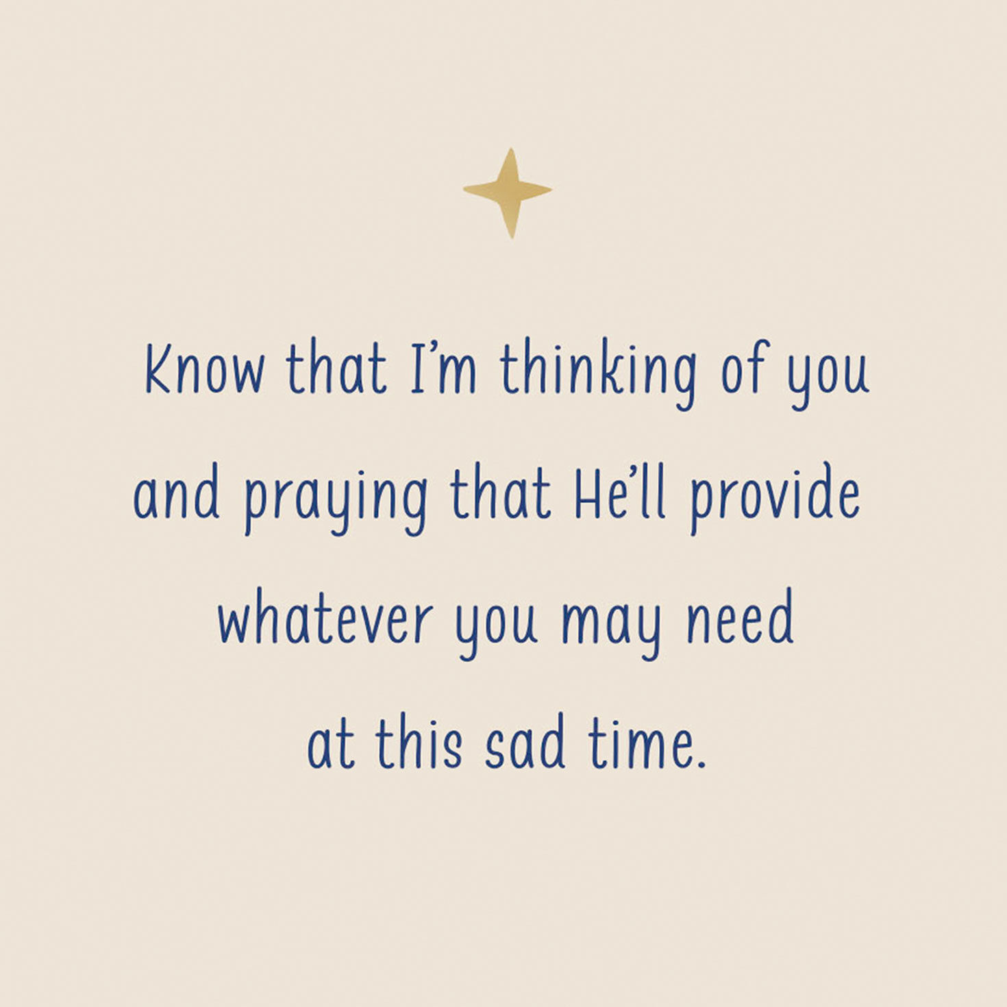 Purple Patterns Religious Sympathy Card Sentiment image number 3