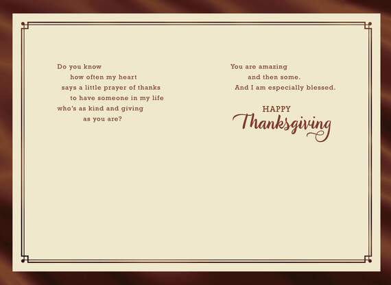 Grateful for You Thanksgiving Card for Grandma, , large image number 2