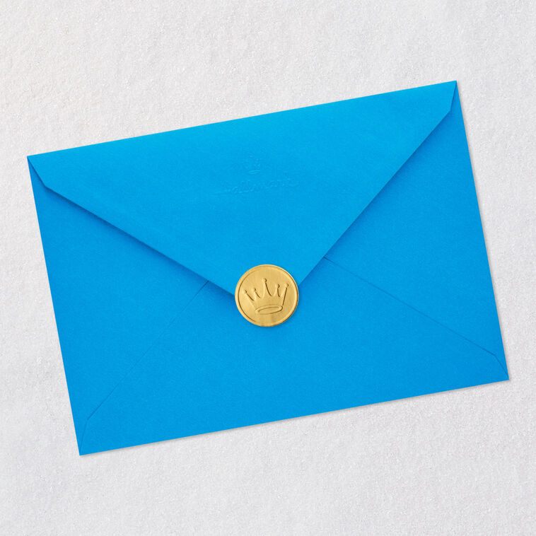 Swans on Lake Funny Anniversary Card for Spouse Envelope Back with Seal image number 8