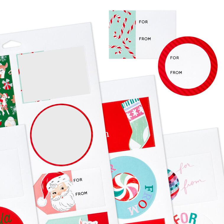 Fa La La Fun Christmas Gift Tag Stickers  image number 5