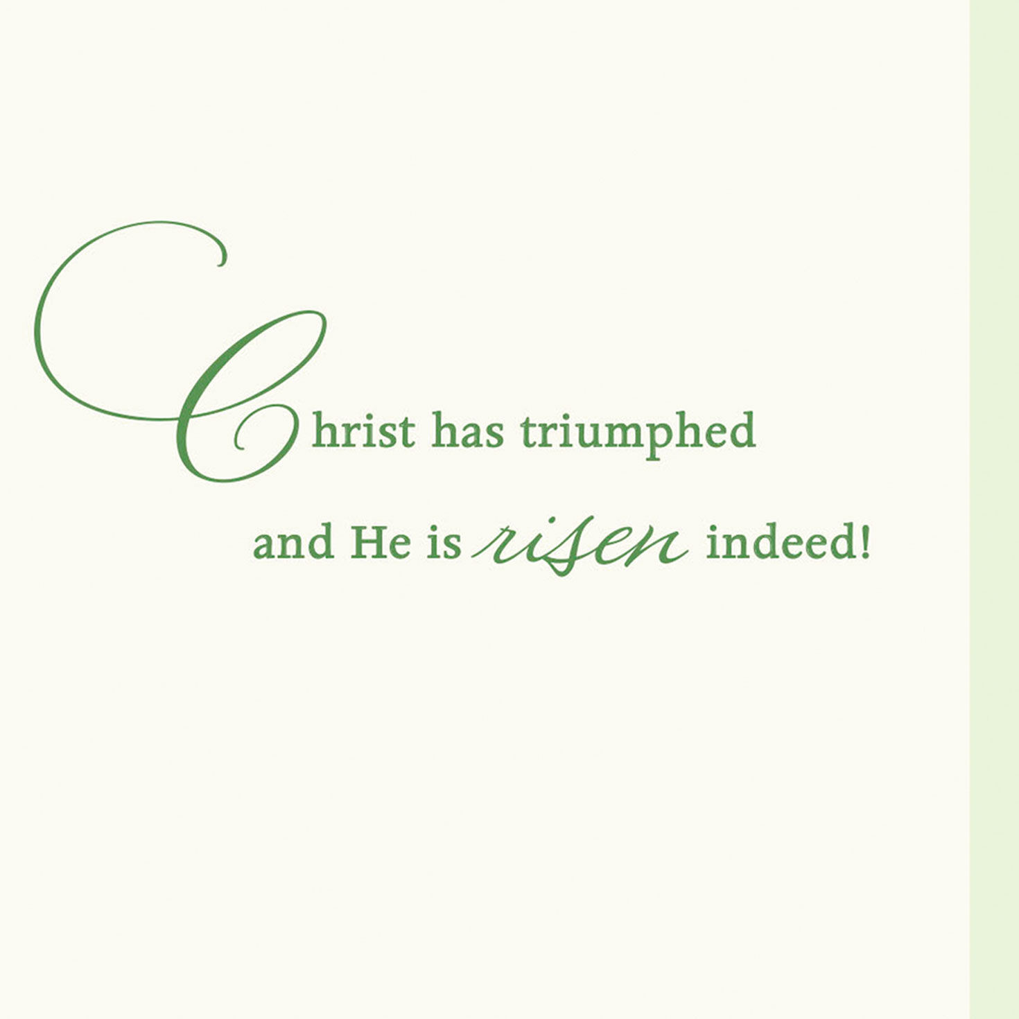 White Lily Still Life Religious Easter Card sentiment image number 2