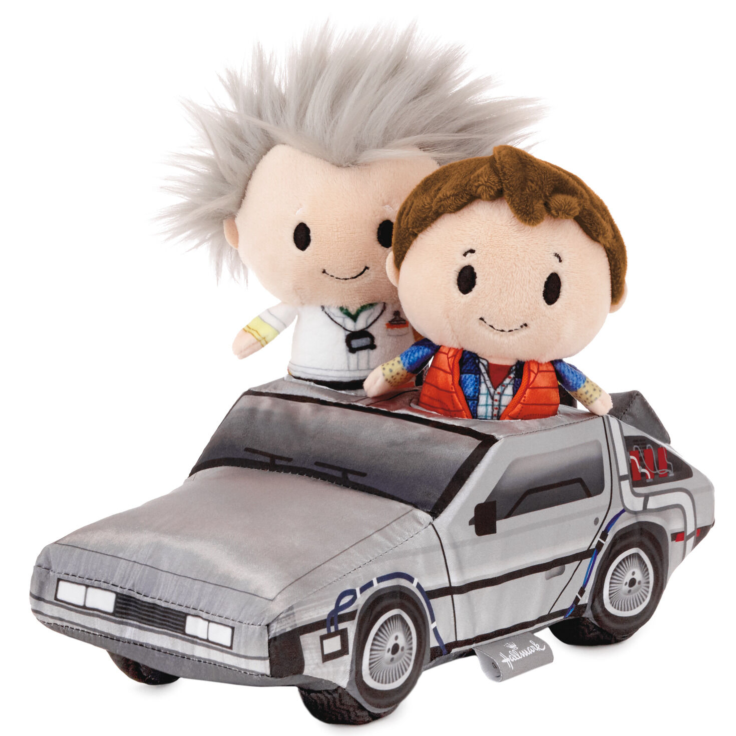 2014 Hallmark BACK TO THE FUTURE Magic Ornament FLYING TIME MACHINE DeLorean 