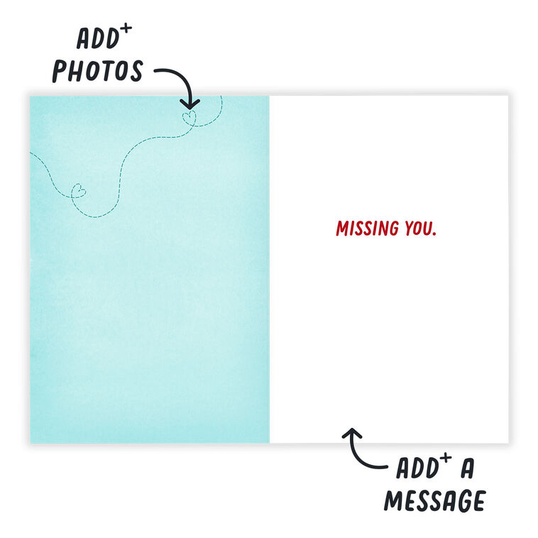 Wishes from Here to There Map Holiday eCard, , large image number 4