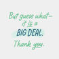 A Big Deal Thank-You Card, , large image number 2