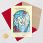 Stained Glass Window Dove Spanish Christmas Card for Mom Card Front with Envelope and Gold Seal image number 7