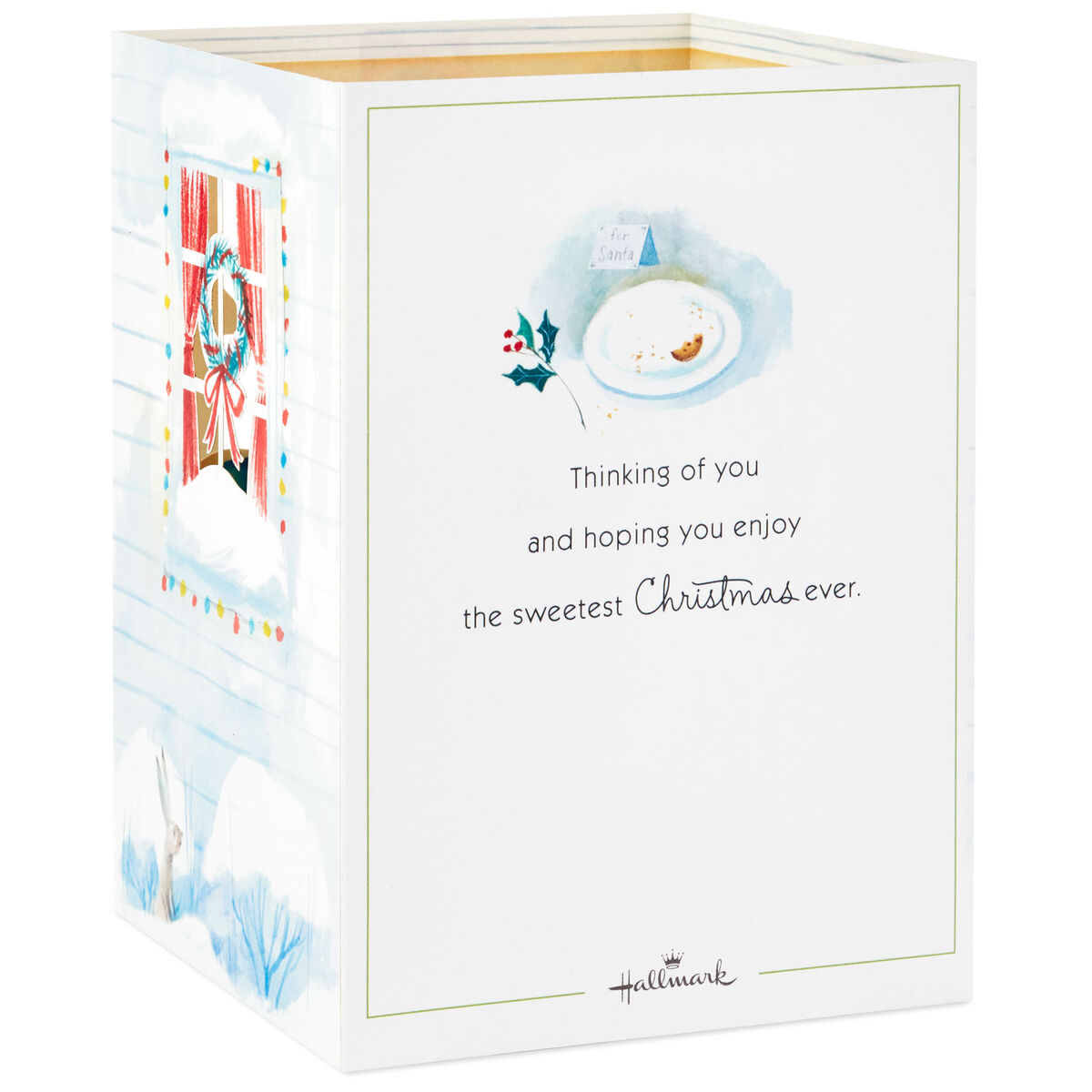 Santa Delivering Presents Pop Up Shadow Box Christmas Card - Greeting Cards - Hallmark