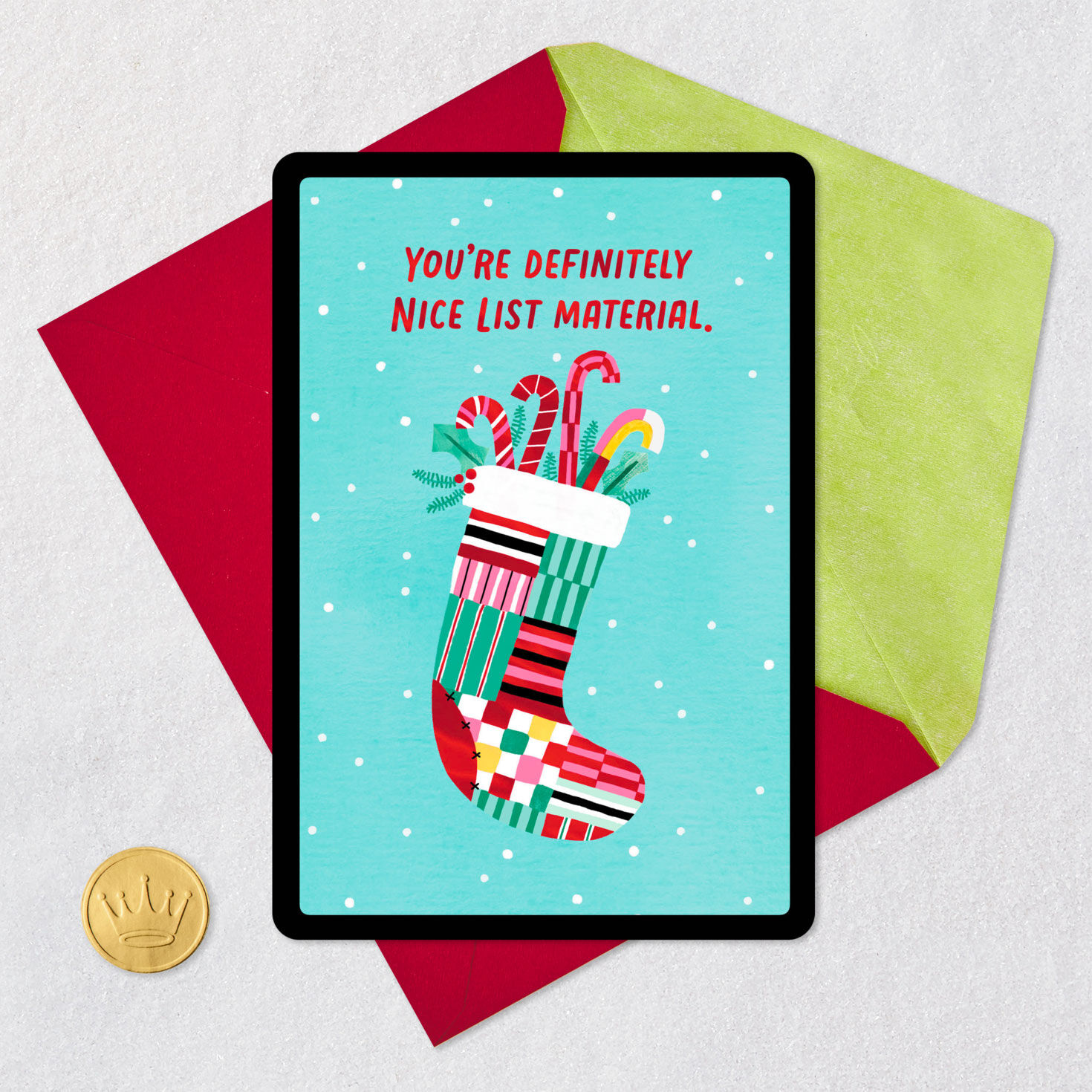 You're Nice List Material Venmo Christmas Card for only USD 4.99 | Hallmark