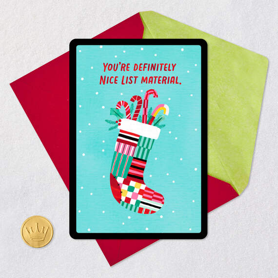 You're Nice List Material Venmo Christmas Card, , large image number 7