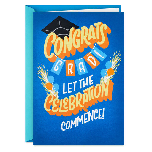 It's Party Time! Pop-Up Graduation Card, 