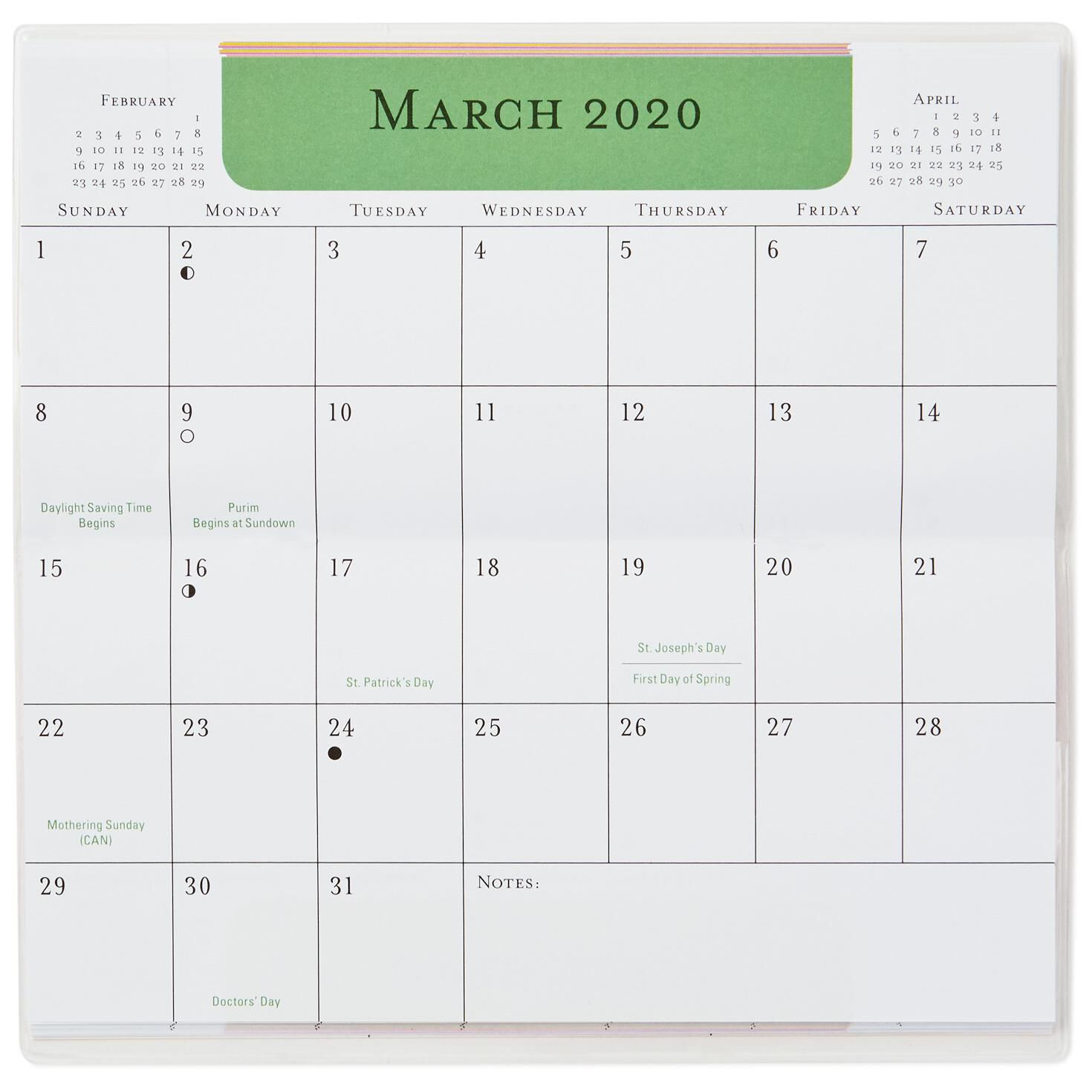 monthly calendar image tower