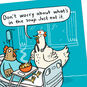 Chicken Soup Funny Get Well Soon Card Card Front Detail image number 4