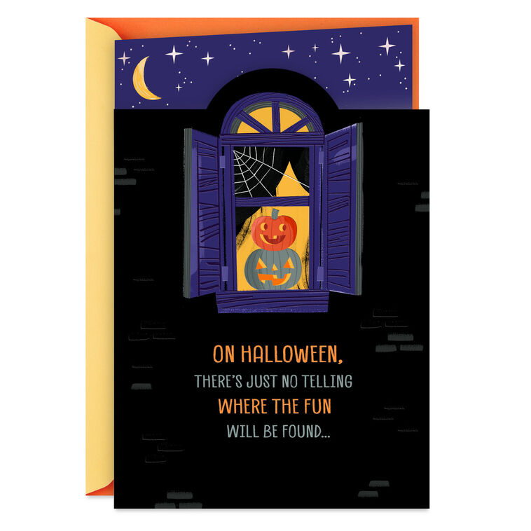 Fun Is Wherever You Are Halloween Card