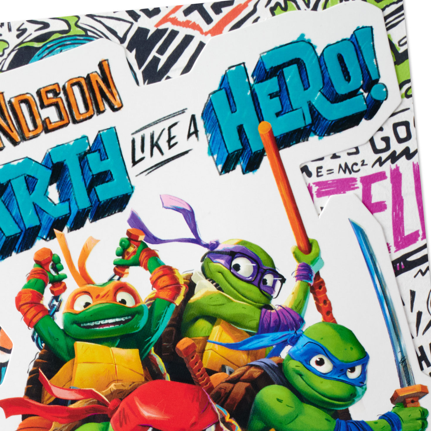 Teenage Mutant Ninja Turtles: Mutant Mayhem Party Like a Hero Birthday Card for Grandson for only USD 4.99 | Hallmark