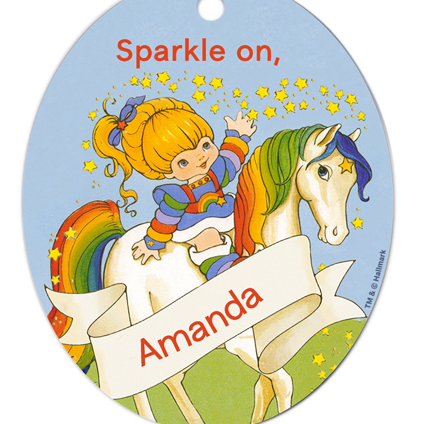 Rainbow Brite Metal Personalized Ornament, Custom Text for only USD 17.99 | Hallmark
