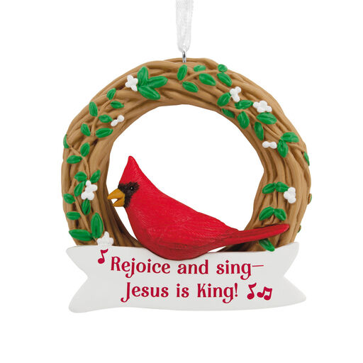 DaySpring Cardinal on Wreath Hallmark Ornament, 
