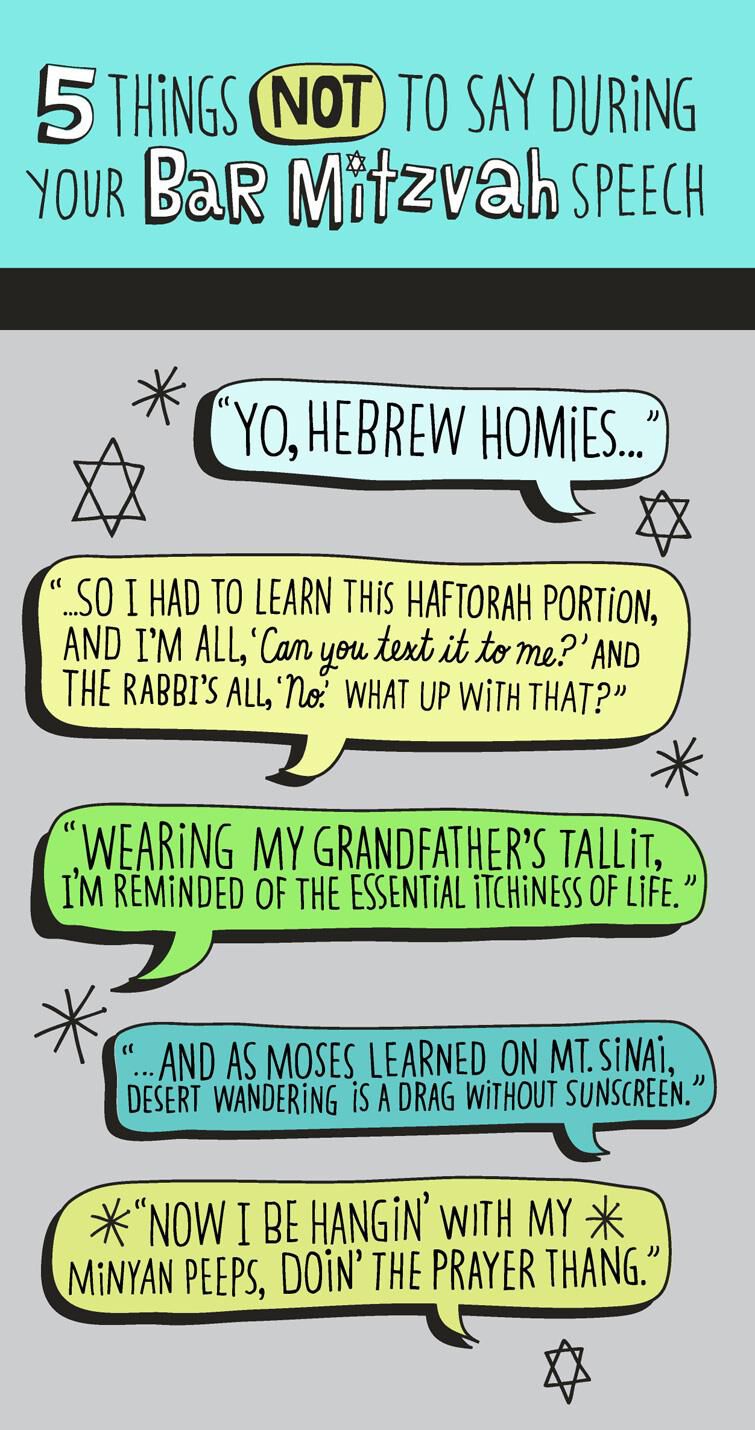 Things Not to Say Funny Money Holder Bar Mitzvah Card - Greeting Cards ...