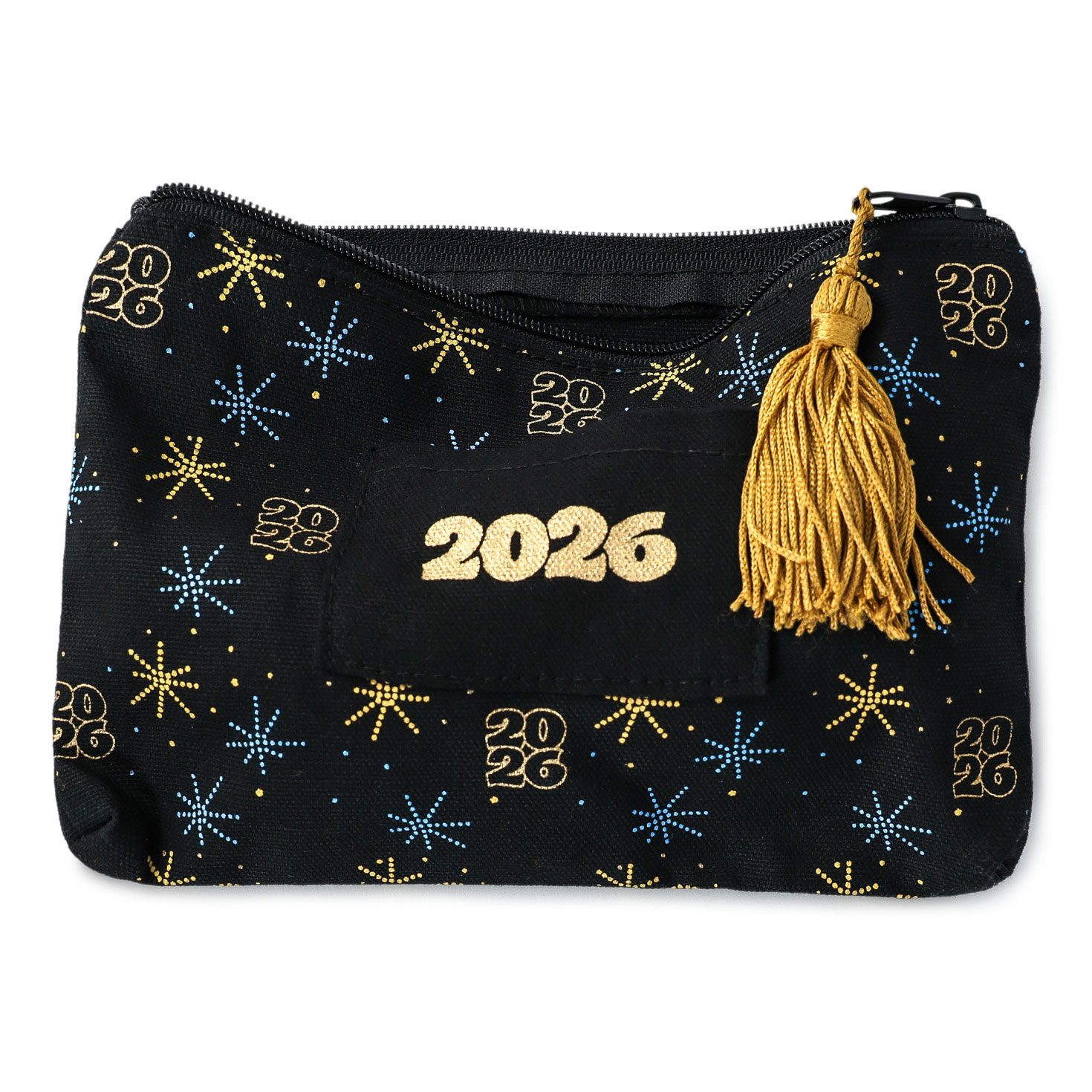 2026 Fabric Pouch With Front Pocket Gift Card Holder front open image number 3