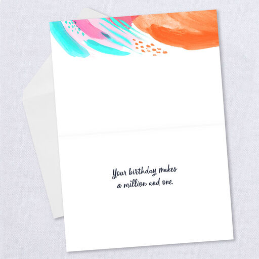 Personalized Million Reasons Birthday Photo Card, 