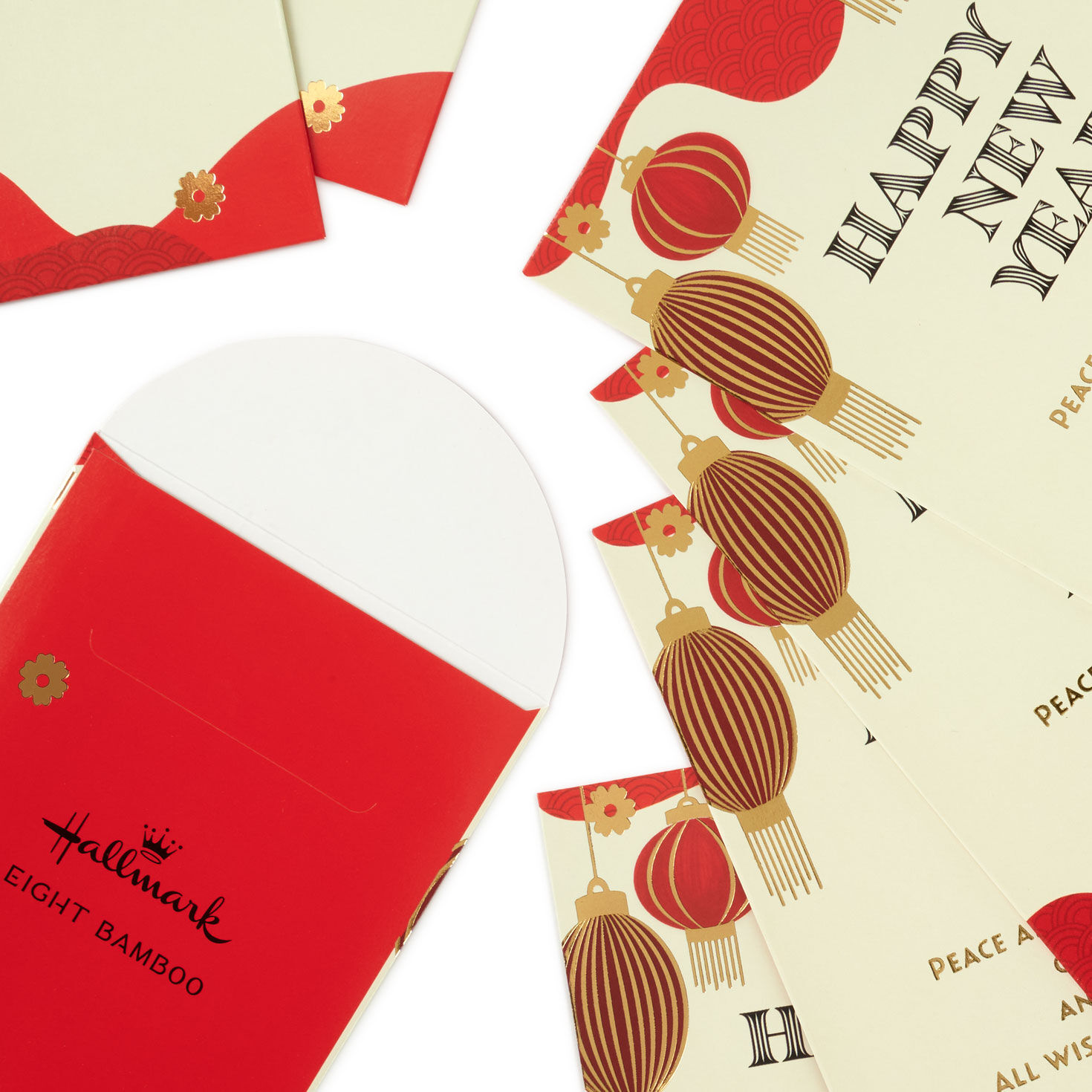 Peace and Happiness Lanterns Chinese New Year Red Envelopes, Pack of 16 for only USD 7.99 | Hallmark