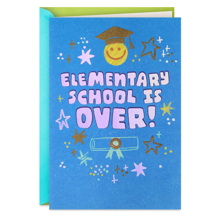 Hard Work Deserves Serious Praise Elementary School Graduation Card Hard Work Deserves Serious Praise Elementary School Graduation Card