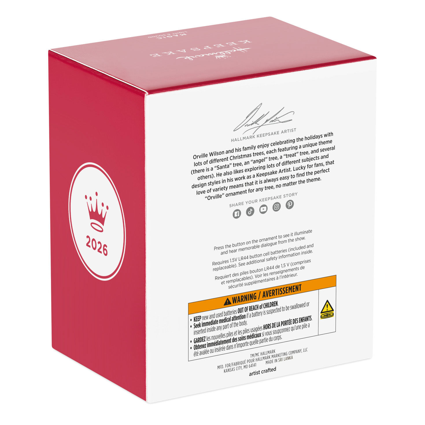 Batman and Robin at Old Computer Keepsake Ornament Package Back image number 8