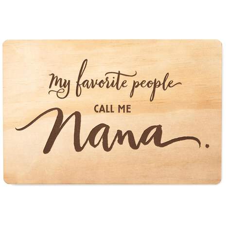Call Me Nana Wood Quote Sign, 11.75x7.75, , large