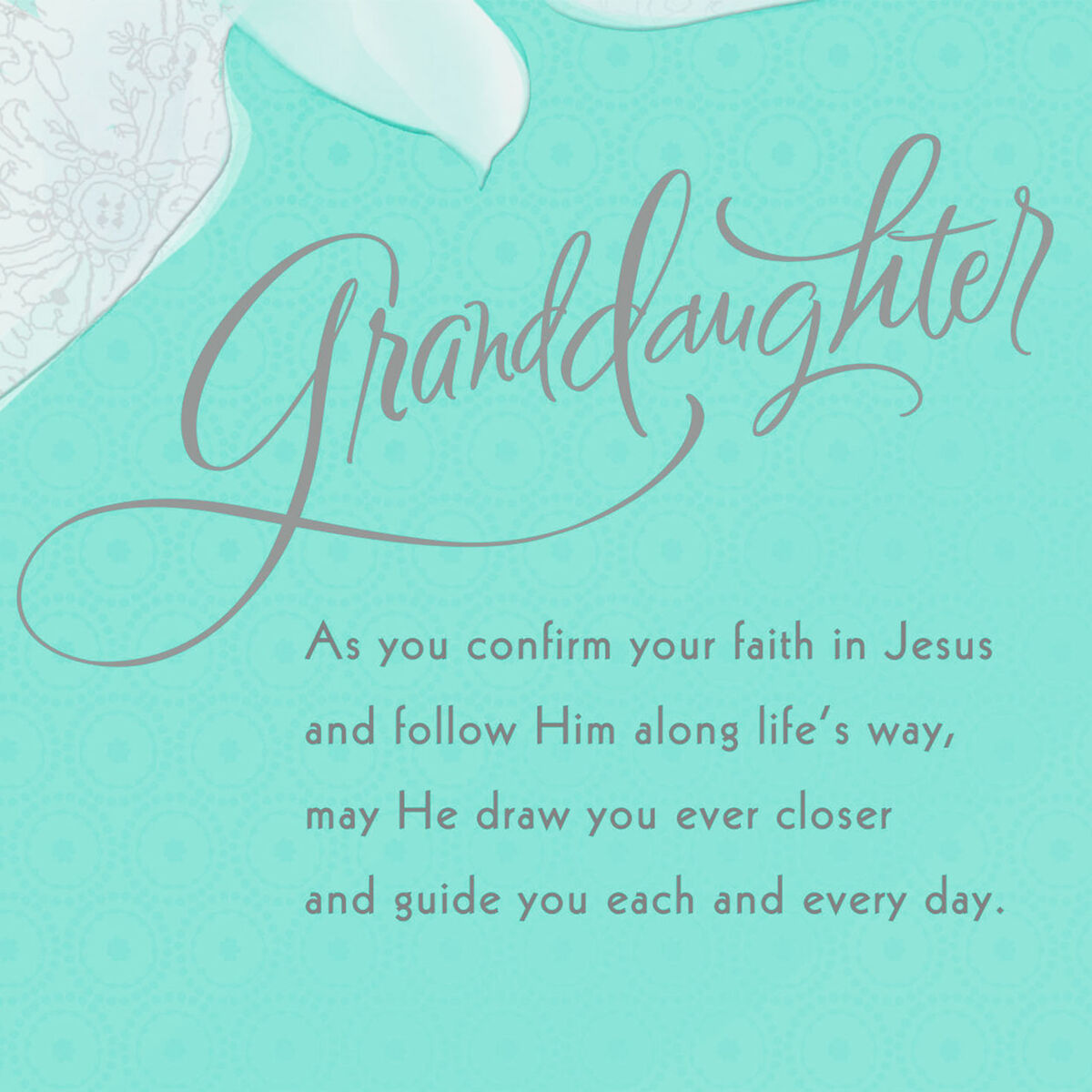 May He Draw You Ever Closer Confirmation Card for Granddaughter ...