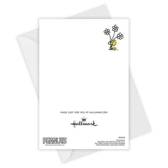Peanuts® Snoopy Hug Folded Easter Photo Card, , large image number 4