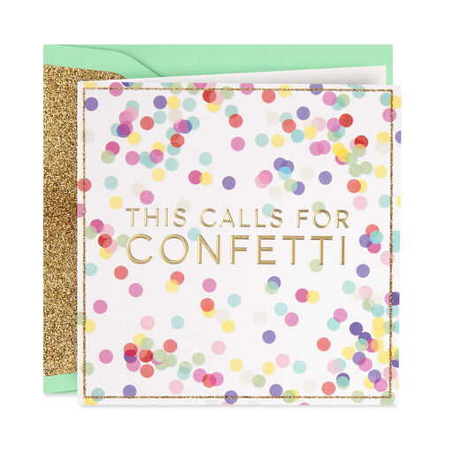 This Calls for Confetti Congratulations Card, 