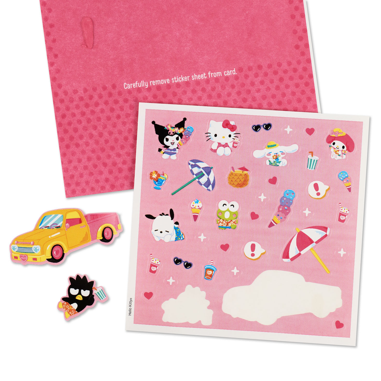 Kids Birthday Card With Sanrio Hello Kitty Stickers attachment detail image number 5