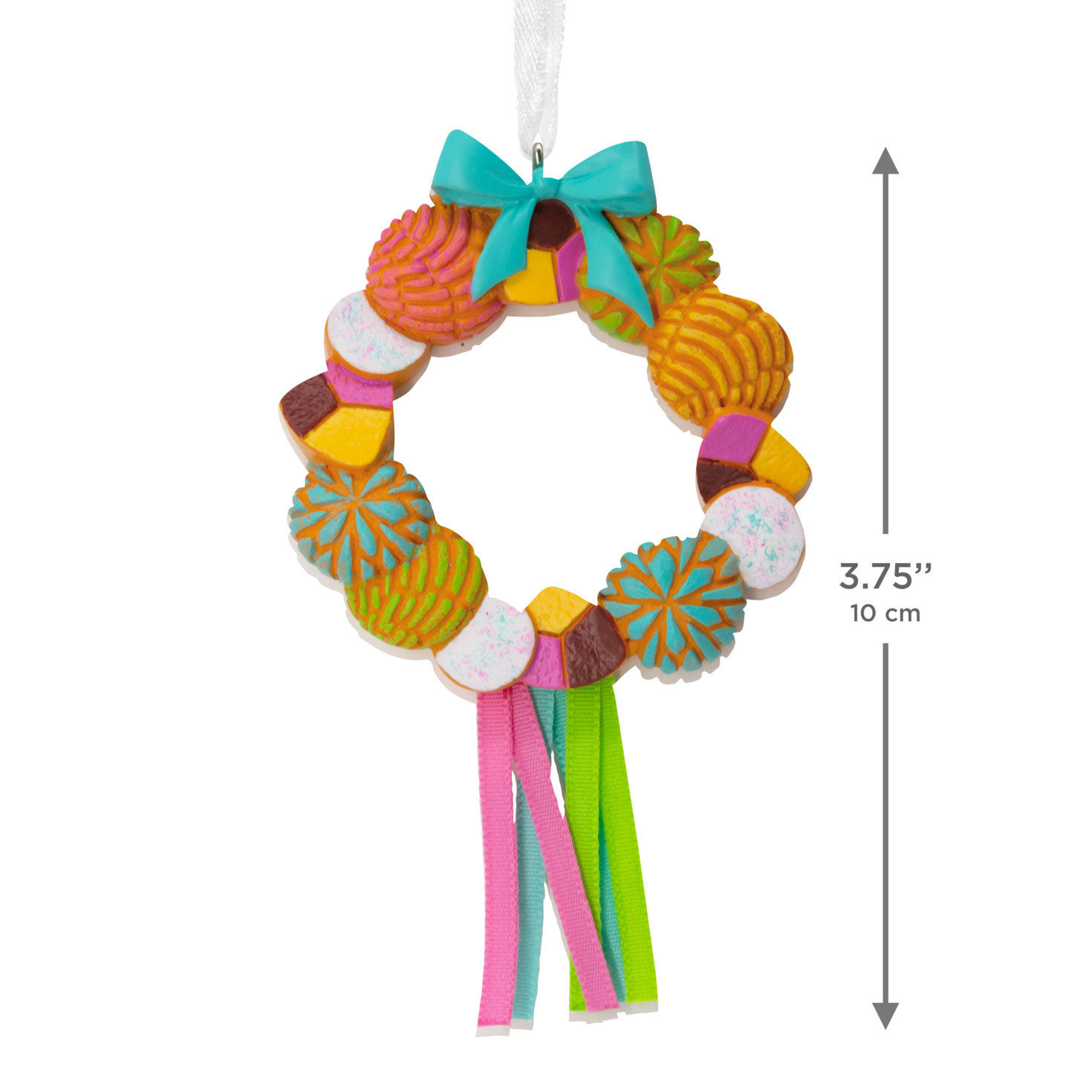 Mexican Conchas Christmas Ornament measurement image number 3