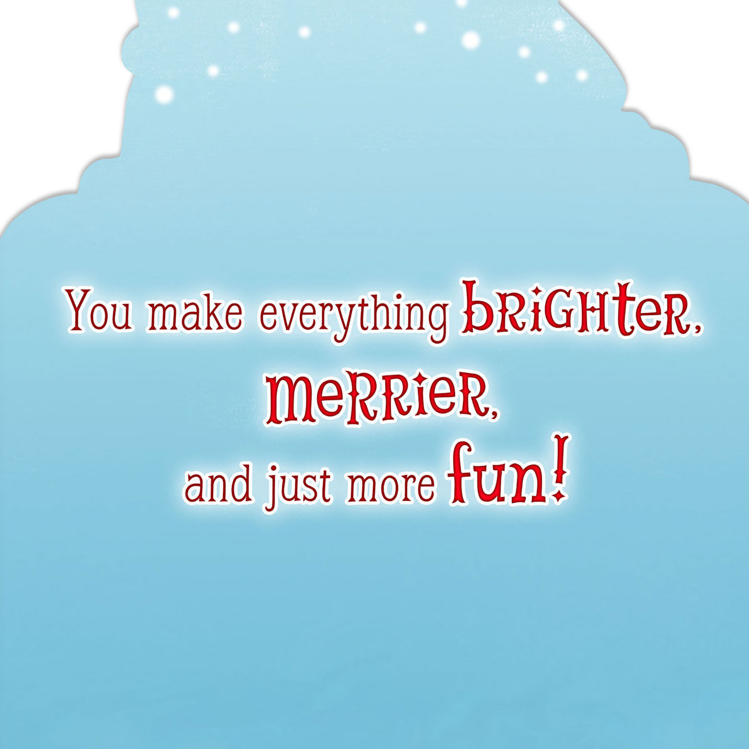 Bright, Merry and Fun Christmas Card for Grandpa, , large image number 2