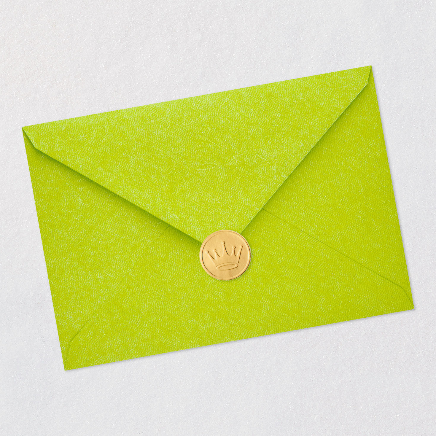 Man on Pedestal Funny Pop-Up Love Birthday Card for Him Envelope Back with Seal image number 8