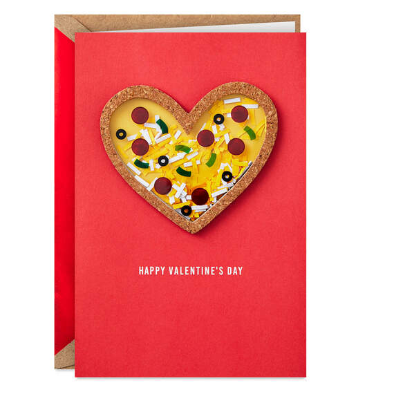 You've Got a Big Pizza My Heart Valentine's Day Card, , large image number 1