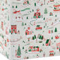Festive Holiday Toile Jumbo Christmas Gift Bag Base/Side Detail image number 5