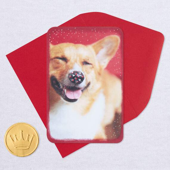 3.25" Mini Million Bits of Happy Corgi Dog Card, , large image number 6