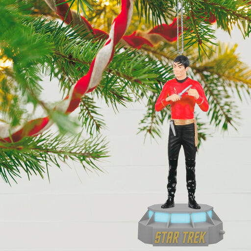 Star Trek™ Mirror, Mirror Collection Lieutenant Hikaru Sulu Ornament With Light and Sound, 