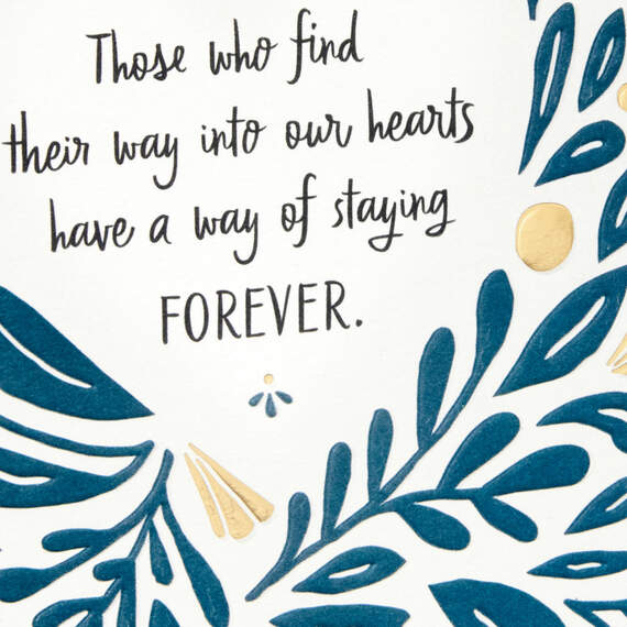 Those Who Find a Way Into Our Hearts Sympathy Card, , large image number 4
